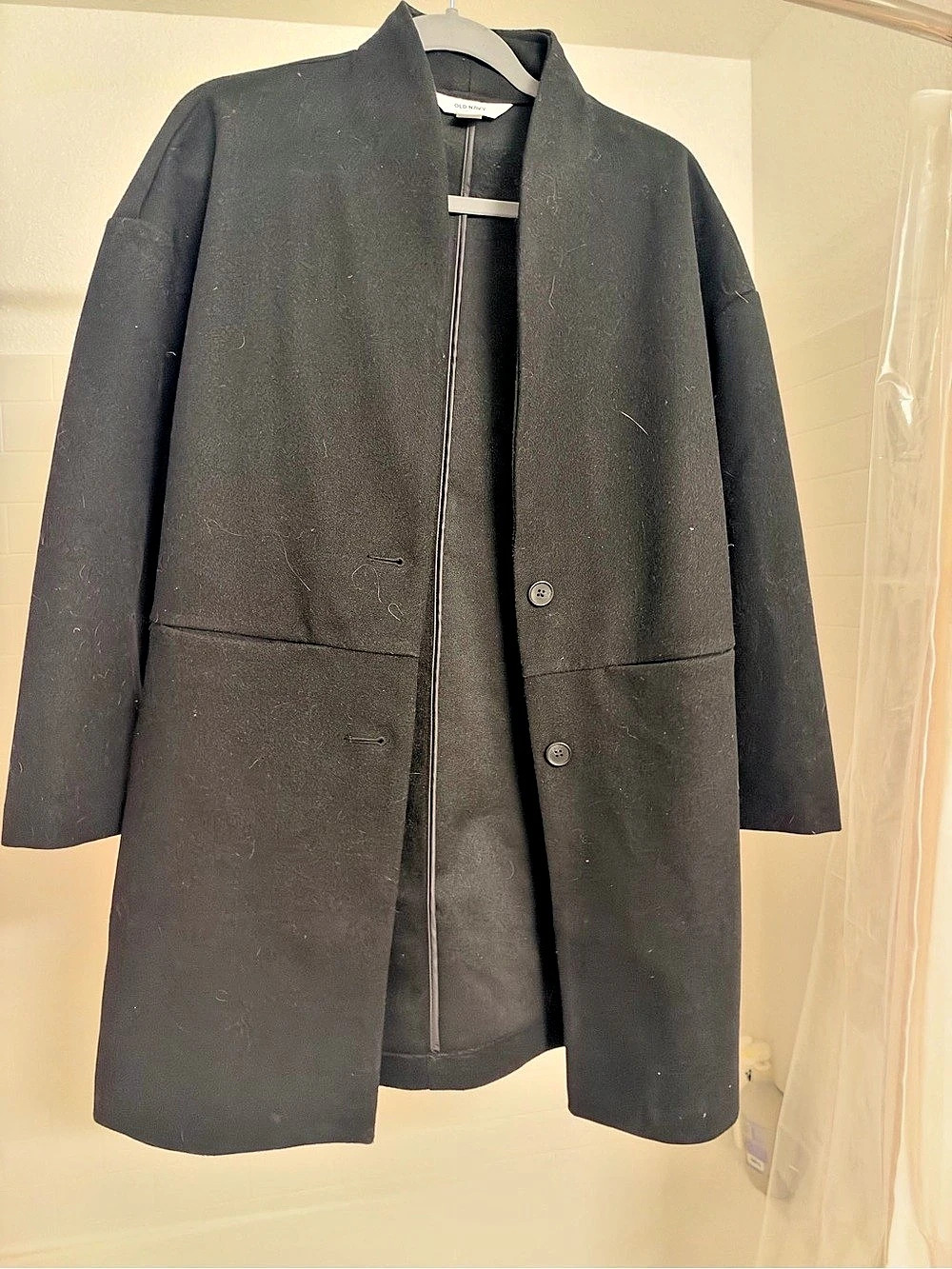 Old Navy Black long coat Size XS